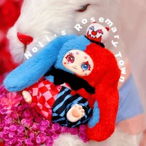 Baby Three Noli’s Rosemary Town Soft Plush Series - Clown (Red / Blue)
